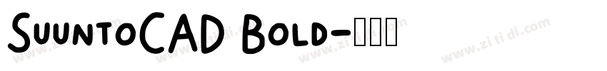 SuuntoCAD Bold字体转换